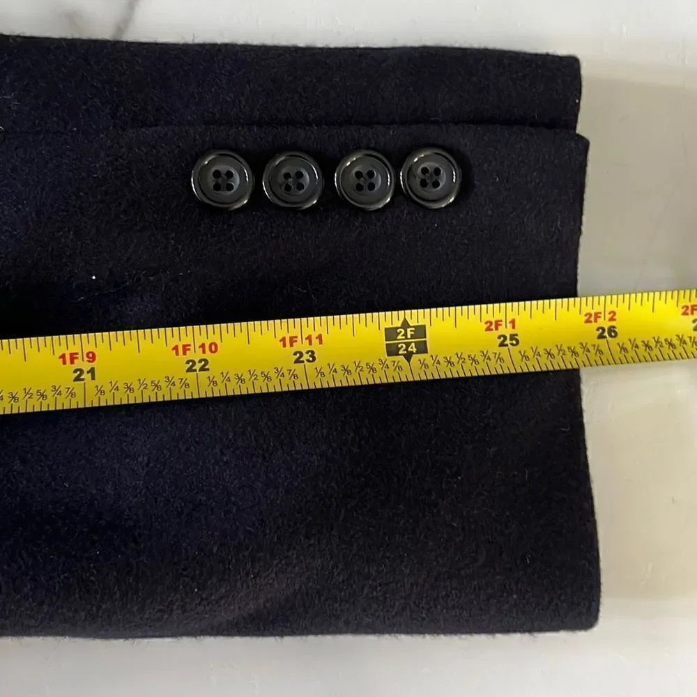 Oscar De La Renta 3 Button Notch Lapel Blazer Sz. 44